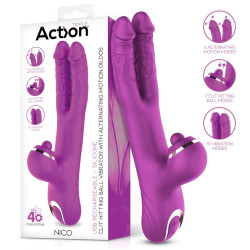 ACTION Vibro Rabbit Nico 12 x 3.7cm